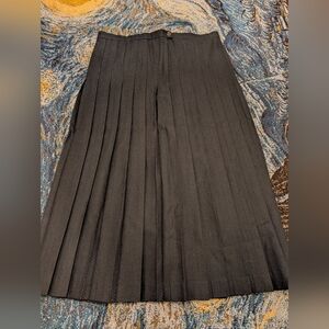 Breckenridge Green Wool Skirt